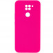 Чехол Silicone Cover Lakshmi Full Camera (AAA) для Xiaomi Redmi Note 9 / Redmi 10X Розовый / Barbie pink