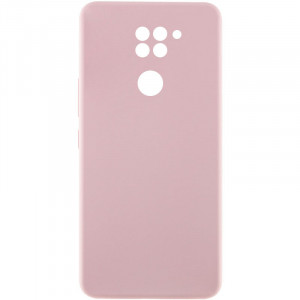 Чехол Silicone Cover Lakshmi Full Camera (AAA) для Xiaomi Redmi Note 9 / Redmi 10X Розовый / Pink Sand