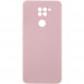 Чехол Silicone Cover Lakshmi Full Camera (AAA) для Xiaomi Redmi Note 9 / Redmi 10X Розовый / Pink Sand