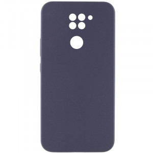 Чохол Silicone Cover Lakshmi Full Camera (AAA) для Xiaomi Redmi Note 9 / Redmi 10X Сірий / Dark Gray