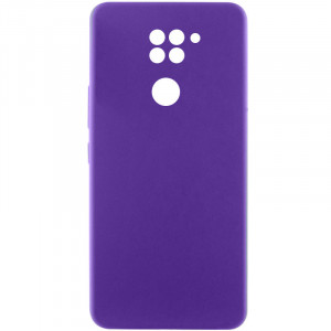 Чехол Silicone Cover Lakshmi Full Camera (AAA) для Xiaomi Redmi Note 9 / Redmi 10X Фиолетовый / Amethyst