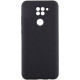 Чехол Silicone Cover Lakshmi Full Camera (AAA) для Xiaomi Redmi Note 9 / Redmi 10X Черный / Black - фото