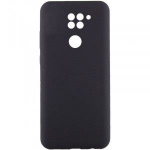 Чохол Silicone Cover Lakshmi Full Camera (AAA) для Xiaomi Redmi Note 9 / Redmi 10X Чорний / Black