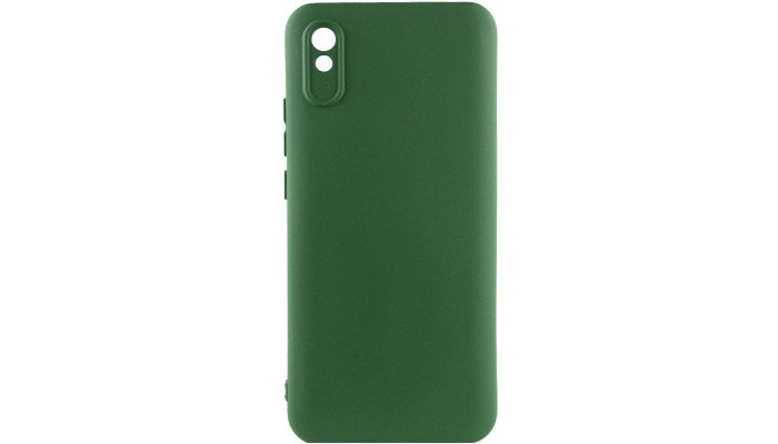 Чохол Silicone Cover Lakshmi Full Camera (AAA) для Xiaomi Redmi 9A Зелений / Cyprus Green - фото