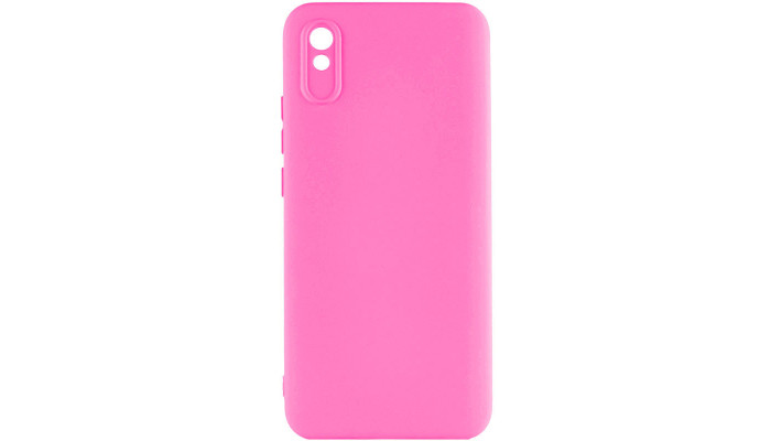 Чехол Silicone Cover Lakshmi Full Camera (AAA) для Xiaomi Redmi 9A Розовый / Barbie pink - фото