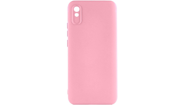 Чохол Silicone Cover Lakshmi Full Camera (AAA) для Xiaomi Redmi 9A Рожевий / Light pink - фото