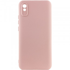 Чехол Silicone Cover Lakshmi Full Camera (AAA) для Xiaomi Redmi 9A Розовый / Pink Sand