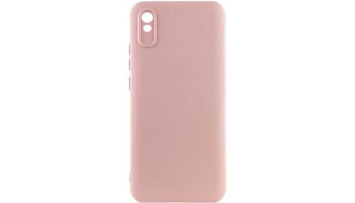 Чехол Silicone Cover Lakshmi Full Camera (AAA) для Xiaomi Redmi 9A Розовый / Pink Sand - фото