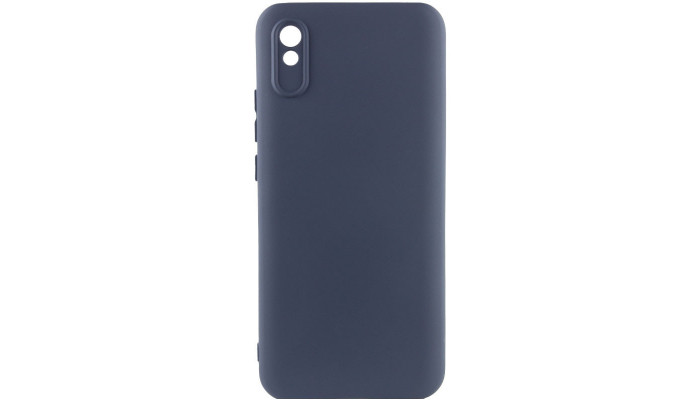 Чехол Silicone Cover Lakshmi Full Camera (AAA) для Xiaomi Redmi 9A Серый / Dark Gray - фото