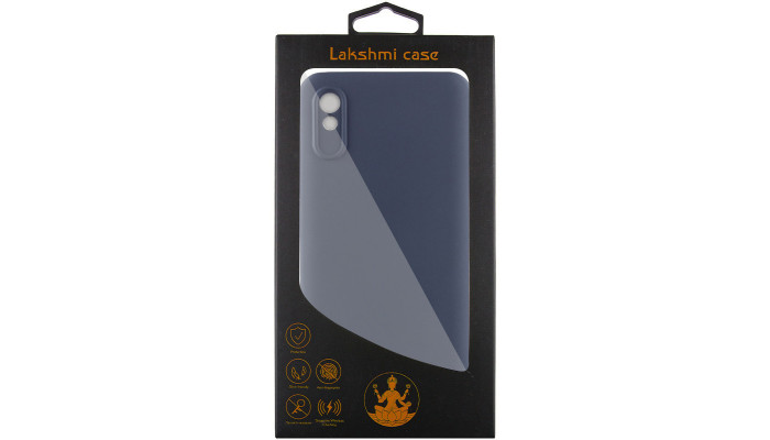 Чохол Silicone Cover Lakshmi Full Camera (AAA) для Xiaomi Redmi 9A Сірий / Dark Gray - фото