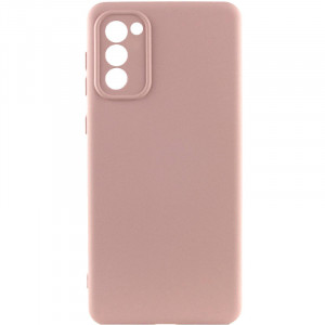 Чехол Silicone Cover Lakshmi Full Camera (AAA) для Samsung Galaxy S20 FE Розовый / Pink Sand