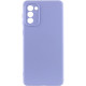 Чохол Silicone Cover Lakshmi Full Camera (AAA) для Samsung Galaxy S20 FE Бузковий / Dasheen - фото