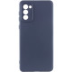 Чехол Silicone Cover Lakshmi Full Camera (AAA) для Samsung Galaxy S20 FE Темно-синий / Midnight blue - фото