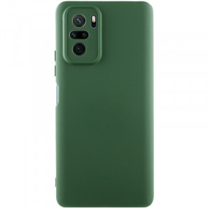 Чехол Silicone Cover Lakshmi Full Camera (AAA) для Xiaomi Redmi Note 10 / Note 10s / Poco M5s Зеленый / Cyprus Green