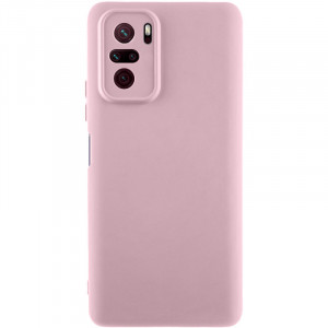 Чехол Silicone Cover Lakshmi Full Camera (AAA) для Xiaomi Redmi Note 10 / Note 10s / Poco M5s Розовый / Pink Sand