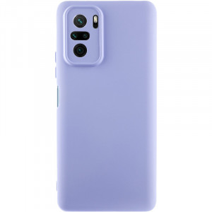 Чехол Silicone Cover Lakshmi Full Camera (AAA) для Xiaomi Redmi Note 10 / Note 10s / Poco M5s Сиреневый / Dasheen