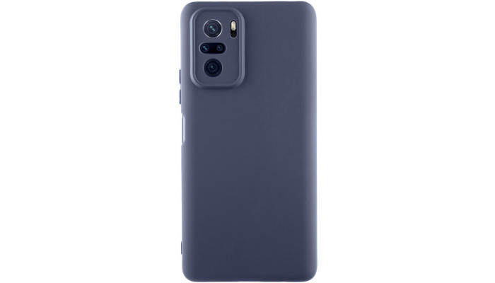 Чохол Silicone Cover Lakshmi Full Camera (AAA) для Xiaomi Redmi Note 10 / Note 10s / Poco M5s Темно-синій / Midnight blue - фото