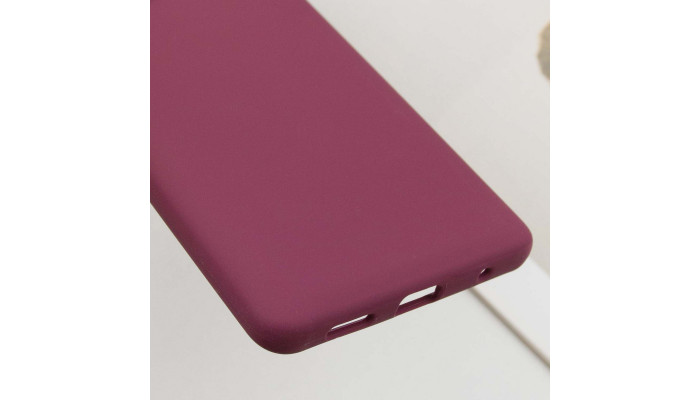 Чехол Silicone Cover Lakshmi Full Camera (AAA) для Xiaomi Redmi Note 10 Pro / 10 Pro Max Бордовый / Plum - фото