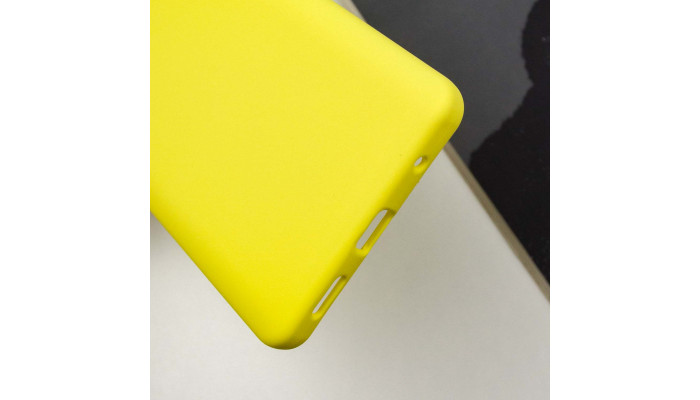 Чохол Silicone Cover Lakshmi Full Camera (AAA) для Xiaomi Redmi Note 10 Pro / 10 Pro Max Жовтий / Yellow - фото