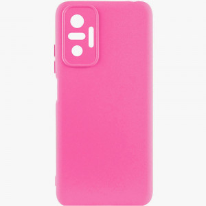 Чехол Silicone Cover Lakshmi Full Camera (AAA) для Xiaomi Redmi Note 10 Pro / 10 Pro Max Розовый / Barbie pink