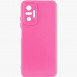 Чохол Silicone Cover Lakshmi Full Camera (AAA) для Xiaomi Redmi Note 10 Pro / 10 Pro Max Рожевий / Barbie pink