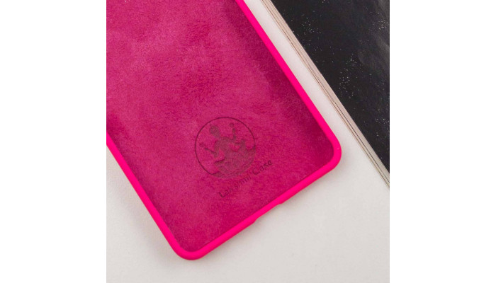 Чехол Silicone Cover Lakshmi Full Camera (AAA) для Xiaomi Redmi Note 10 Pro / 10 Pro Max Розовый / Barbie pink - фото