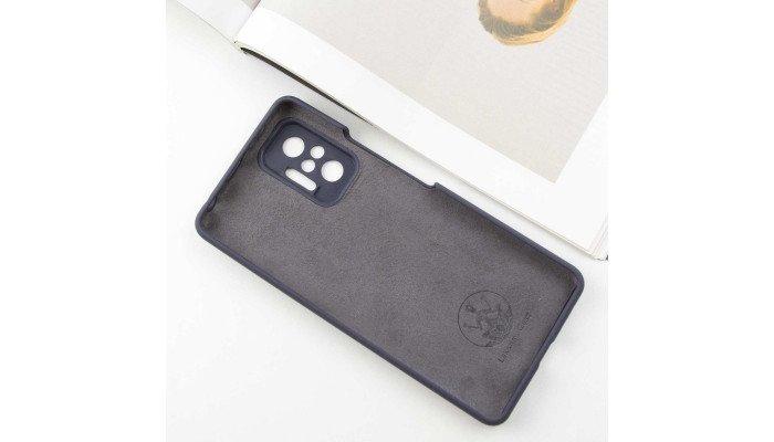 Чехол Silicone Cover Lakshmi Full Camera (AAA) для Xiaomi Redmi Note 10 Pro / 10 Pro Max Серый / Dark Gray - фото