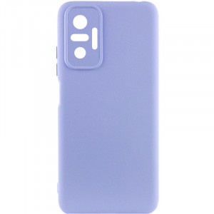 Чехол Silicone Cover Lakshmi Full Camera (AAA) для Xiaomi Redmi Note 10 Pro / 10 Pro Max Сиреневый / Dasheen