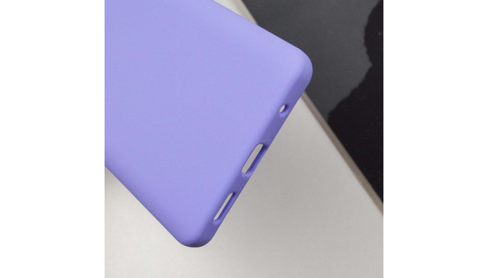 Чехол Silicone Cover Lakshmi Full Camera (AAA) для Xiaomi Redmi Note 10 Pro / 10 Pro Max Сиреневый / Dasheen - фото