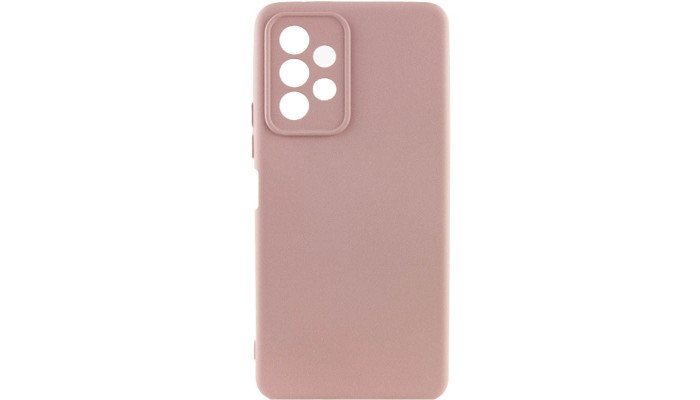 Чохол Silicone Cover Lakshmi Full Camera (AAA) для Samsung Galaxy A32 4G Рожевий / Pink Sand - фото