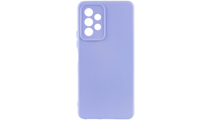 Чохол Silicone Cover Lakshmi Full Camera (AAA) для Samsung Galaxy A32 4G Бузковий / Dasheen - фото