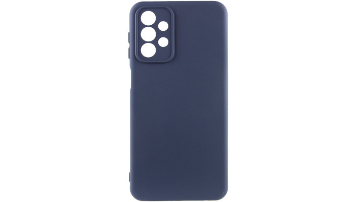 Чохол Silicone Cover Lakshmi Full Camera (AAA) для Samsung Galaxy A32 4G Темно-синій / Midnight blue - фото