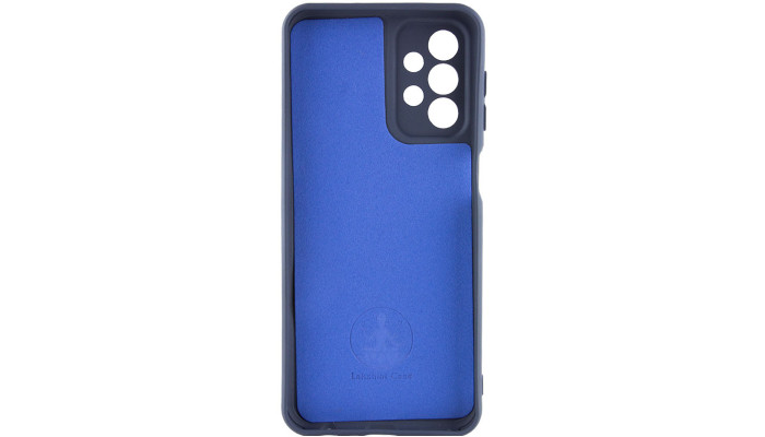 Чохол Silicone Cover Lakshmi Full Camera (AAA) для Samsung Galaxy A32 4G Темно-синій / Midnight blue - фото