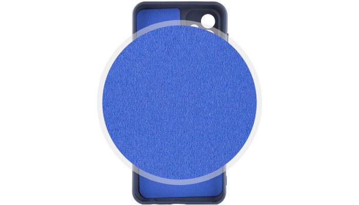 Чохол Silicone Cover Lakshmi Full Camera (AAA) для Samsung Galaxy A32 4G Темно-синій / Midnight blue - фото