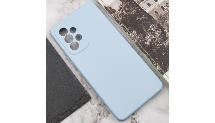 Чохол Silicone Cover Lakshmi Full Camera (AAA) для Samsung Galaxy A52 4G / A52 5G / A52s Блакитний / Sweet Blue - фото