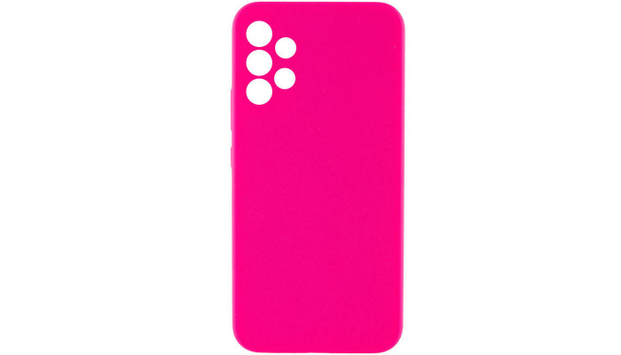 Чехол Silicone Cover Lakshmi Full Camera (AAA) для Samsung Galaxy A52 4G / A52 5G / A52s Розовый / Barbie pink - фото