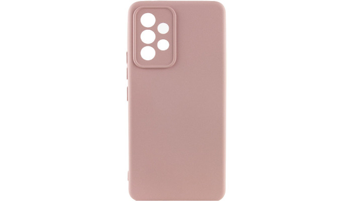 Чохол Silicone Cover Lakshmi Full Camera (AAA) для Samsung Galaxy A52 4G / A52 5G / A52s Рожевий / Pink Sand - фото