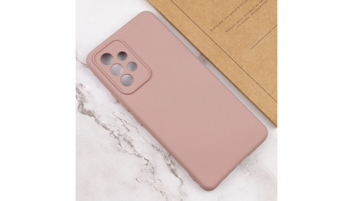 Чохол Silicone Cover Lakshmi Full Camera (AAA) для Samsung Galaxy A52 4G / A52 5G / A52s Рожевий / Pink Sand - фото