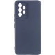 Чохол Silicone Cover Lakshmi Full Camera (AAA) для Samsung Galaxy A52 4G / A52 5G / A52s Темно-синій / Midnight blue - фото