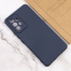 Чохол Silicone Cover Lakshmi Full Camera (AAA) для Samsung Galaxy A52 4G / A52 5G / A52s Темно-синій / Midnight blue - фото