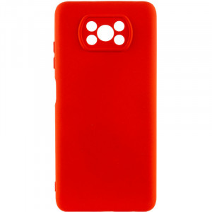 Чохол Silicone Cover Lakshmi Full Camera (AAA) для Xiaomi Poco X3 NFC / Poco X3 Pro Червоний / Red