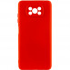 Чохол Silicone Cover Lakshmi Full Camera (AAA) для Xiaomi Poco X3 NFC / Poco X3 Pro Червоний / Red