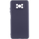 Чехол Silicone Cover Lakshmi Full Camera (AAA) для Xiaomi Poco X3 NFC / Poco X3 Pro Серый / Dark Gray - фото