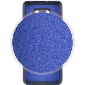 Чохол Silicone Cover Lakshmi Full Camera (AAA) для Xiaomi Poco X3 NFC / Poco X3 Pro Темно-синій / Midnight blue