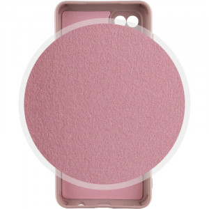 Чехол Silicone Cover Lakshmi Full Camera (AAA) для Samsung Galaxy M32 Розовый / Pink Sand