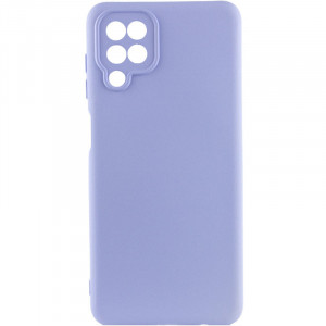 Чехол Silicone Cover Lakshmi Full Camera (AAA) для Samsung Galaxy M32 Сиреневый / Dasheen