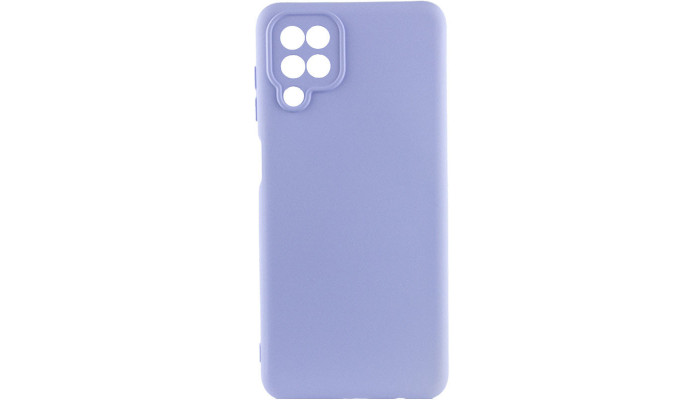 Чехол Silicone Cover Lakshmi Full Camera (AAA) для Samsung Galaxy M32 Сиреневый / Dasheen - фото