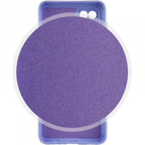 Чехол Silicone Cover Lakshmi Full Camera (AAA) для Samsung Galaxy M32 Сиреневый / Dasheen