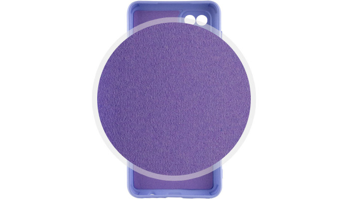 Чехол Silicone Cover Lakshmi Full Camera (AAA) для Samsung Galaxy M32 Сиреневый / Dasheen - фото