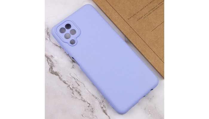 Чехол Silicone Cover Lakshmi Full Camera (AAA) для Samsung Galaxy M32 Сиреневый / Dasheen - фото